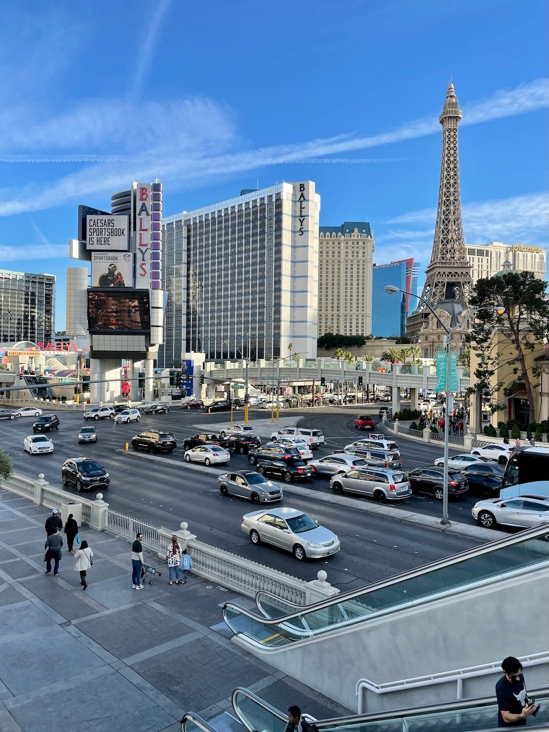 The Las Vegas Strip, photographed by USA Pay As You Go SIM Card during a USA trip